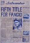 Fifth Win For Fangio